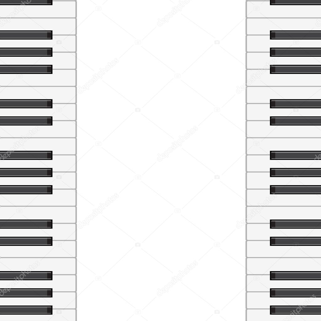 music background with piano keys illustration.