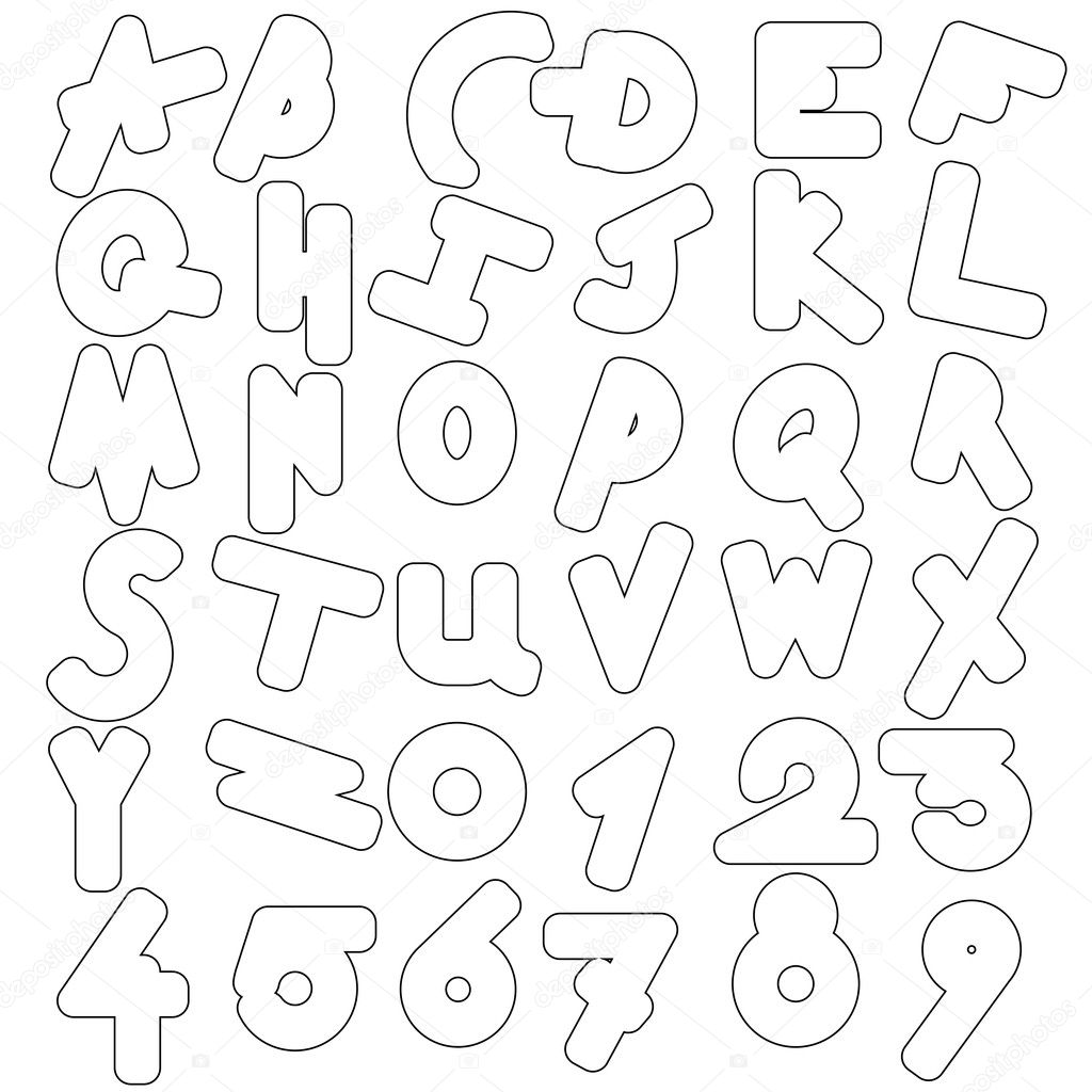 Decorative alphabet set — Stock Photo © aarrows 19855719