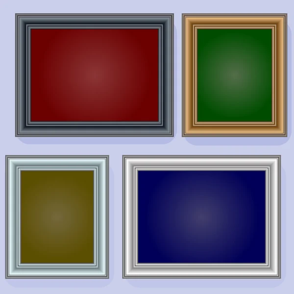 Frames on the wall illustration. — Stock Fotó