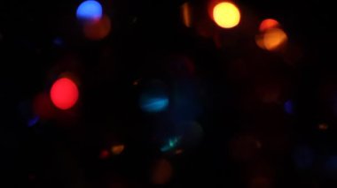 Bulanık Noel ışıkları arka planı.