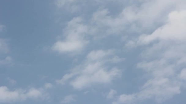 Paisagem, céu azul com nuvens timelapse — Vídeo de Stock