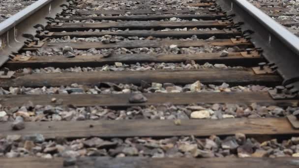 Railroad tracks — Stockvideo