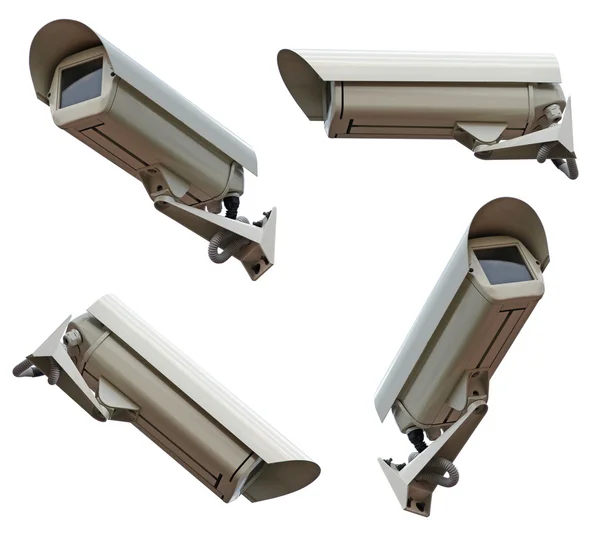 Security cameras camera on white background — Stock Photo, Image