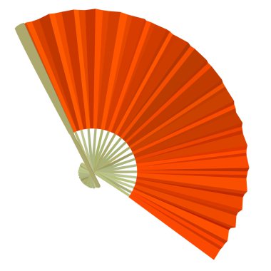 traditional Folding Fans illustration.