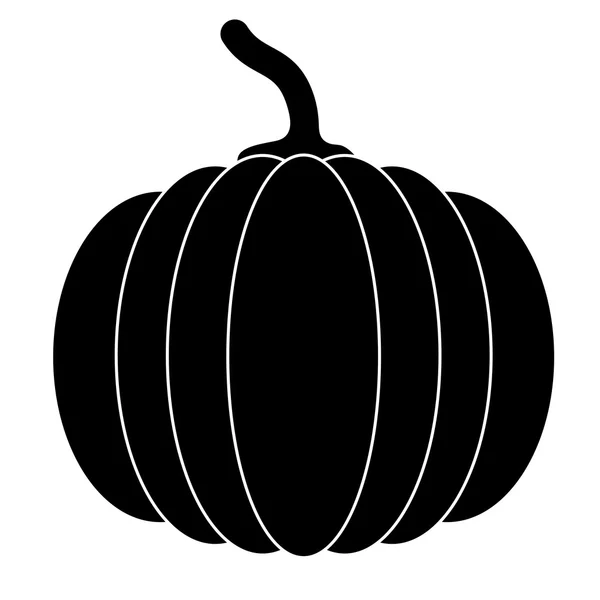 Black pumpkins for Halloween illustration. — Zdjęcie stockowe