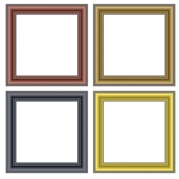 Frames on the wall. Vector illustration. — Stock Vector