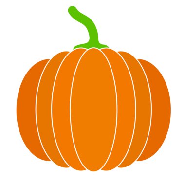 Halloween balkabağı. vektör çizim.