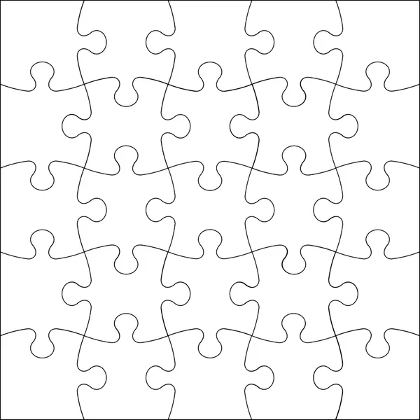 Sfondo Vettore Illustrazione puzzle — Vettoriale Stock