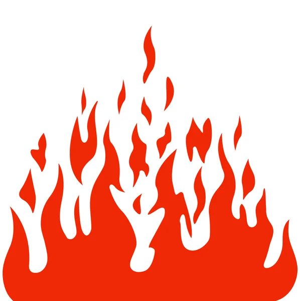 Quemar fuego fuego vector fondo — Archivo Imágenes Vectoriales