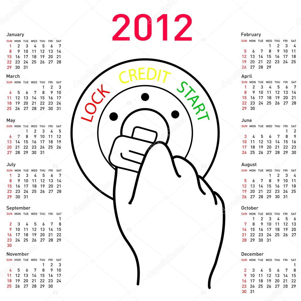 2012 year calendar
