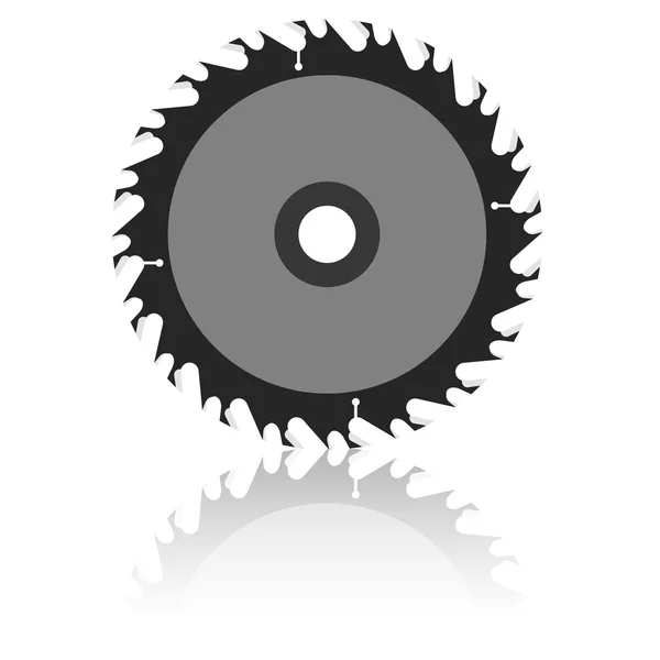 Circular saw blade — Stock Vector