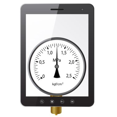 tablet pc bilgisayar Manometre ekran ile