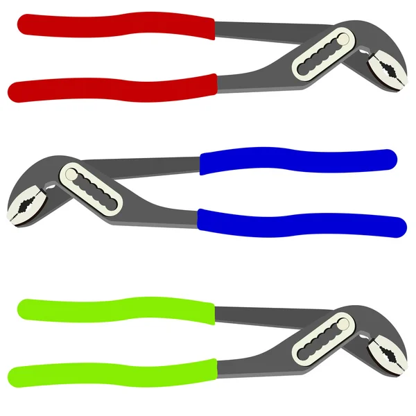 Pliers isolated on white background. — Stock Vector