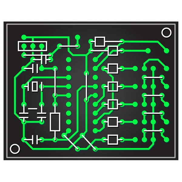 Vector abstracte circuitbord — Stockvector