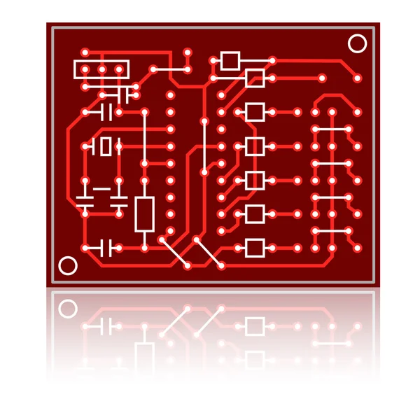 Vector abstracte circuitbord — Stockvector
