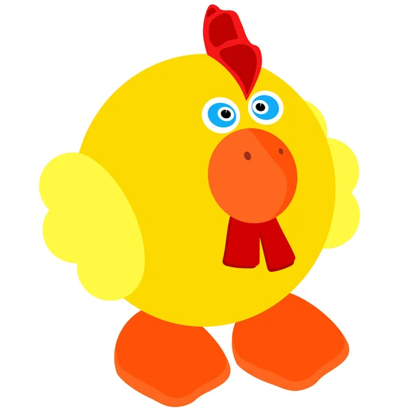 Lindo gallito — Vector de stock