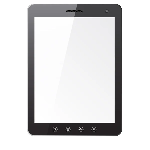 Tablet pc computer con schermo vuoto — Vettoriale Stock