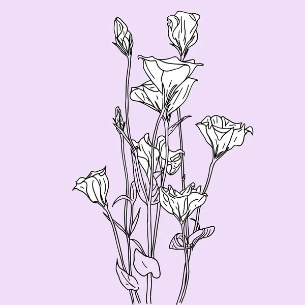 Vettore fiore sfondo — Vettoriale Stock