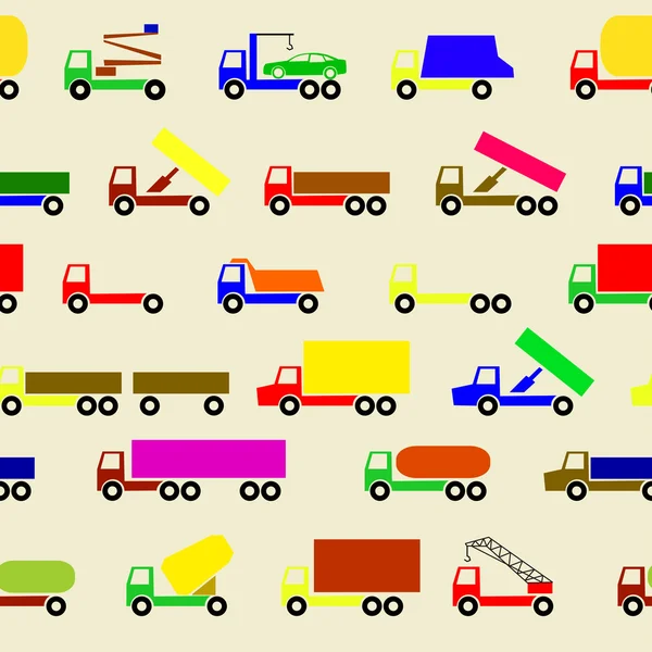 Cars, vehicles. Car body. Seamless wallpaper. — Stock Vector