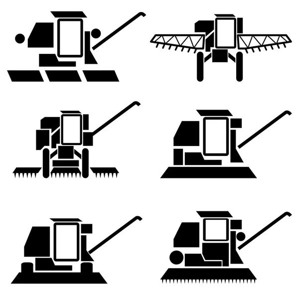 Cosechadora — Vector de stock