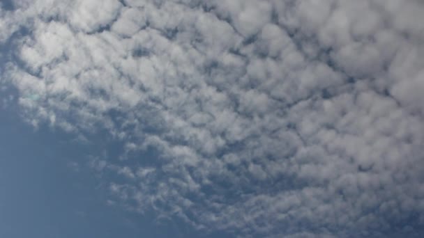 風景、タイムラプス雲と青い空 — ストック動画