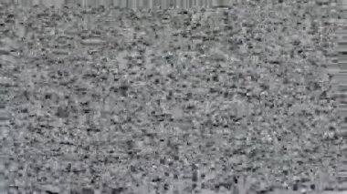 hiçbir sinyal, statik gürültü ekran TV ve tv statik (loop) ekran doldurun. HD