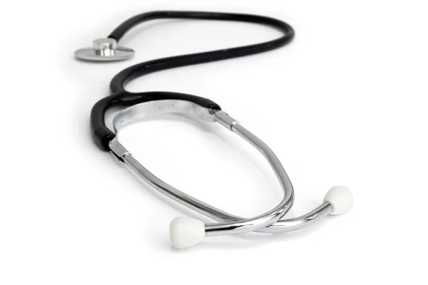 Stethoscope isolated over a white background. — Stock Photo, Image