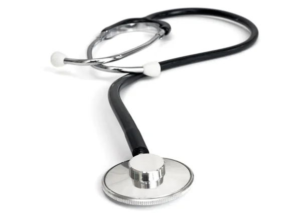 Stethoscope isolated over a white background. — Stock Photo, Image
