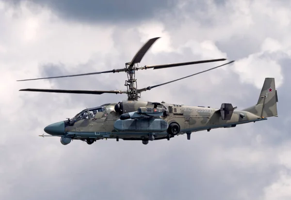 Zhukovski Ryssland Juli 2021 Demonstration Kamov Alligator Attackhelikopter Från Det — Stockfoto