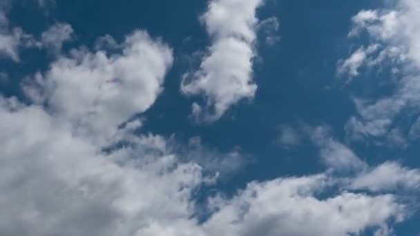Временной Промежуток Полета Облаков Природный Фон Птиц Мерцания — стоковое видео