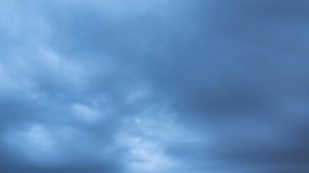 Zeitraffer Fliegender Wolken Natur Hintergrund Keine Vögel Kein Flackern — Stockvideo