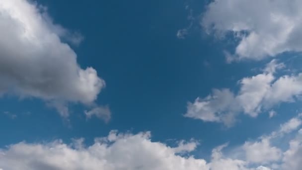Temps Écoulé Des Nuages Volants Fond Nature Pas Oiseaux Pas — Video