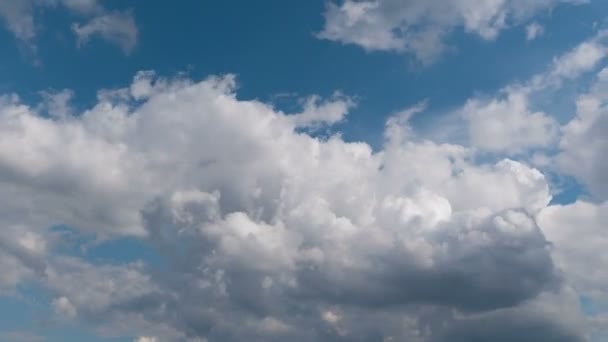 Time Lapse Flying Clouds Nature Background Όχι Πουλιά Όχι Τρεμοπαίζει — Αρχείο Βίντεο