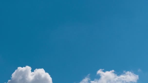 Zeitraffer Fliegender Wolken Natur Hintergrund Keine Vögel Kein Flackern — Stockvideo