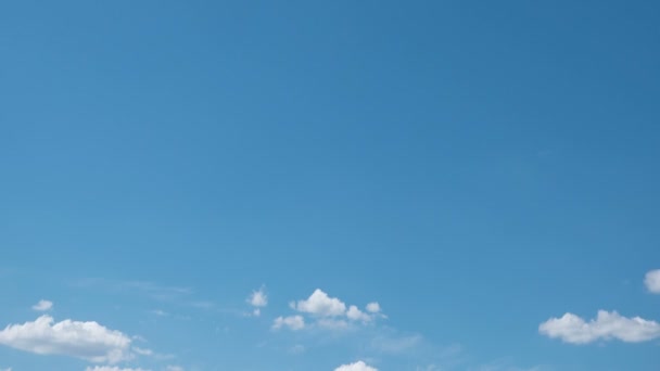 Zeitraffer Fliegender Wolken Natur Hintergrund Keine Vögel Kein Flackern — Stockvideo