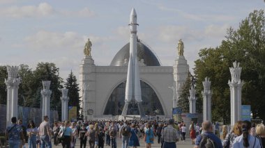 MOSCOW, RUSSIA - 23 Nisan 2019: VDNCH 'deki 