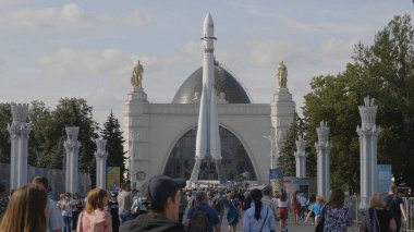 MOSCOW, RUSSIA - 23 Nisan 2019: VDNCH 'deki 