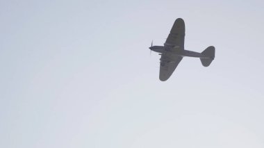 Moskova Rusya Zhukovsky Havaalanı 31 Ağustos 2019: Uluslararası havacılık salonu MAKS-2019 'un Ilyushin II-2 - 2..