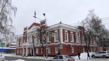 BARNAUL - 17 Aralık Altai bölgesinin yönetimi, Barnaul, Rusya 17 Aralık 2019, Barnaul, Rusya.