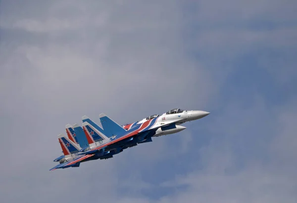 Mosca Russia Zhukovsky Airfield Luglio 2021 Squadre Acrobatiche Cavalieri Russi — Foto Stock