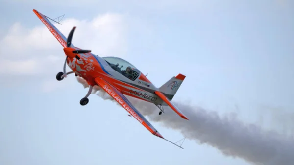 Moskau Region Chernoe Airfield Mai 2021 Flugzeug Extra 300 Das — Stockfoto