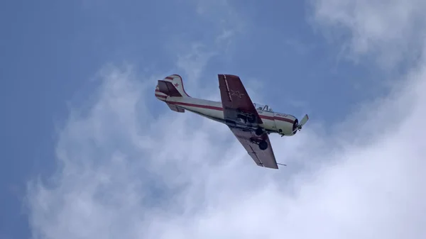 Moscow Region Chernoe Airfield May 2021 Airplane Yak Sky Aviation — Foto de Stock