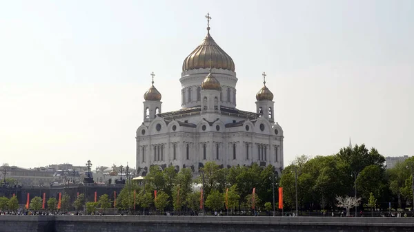 Moscow Május 2019 Ortodox Egyház Megváltó Krisztus Tavaszi Napon Május — Stock Fotó