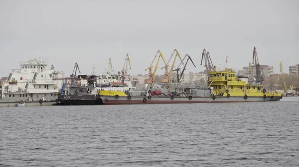 Cherepovets Ryssland Juni 2018 Lasthamn För Lossning Fartyg Ryssland Cherepovets — Stockfoto