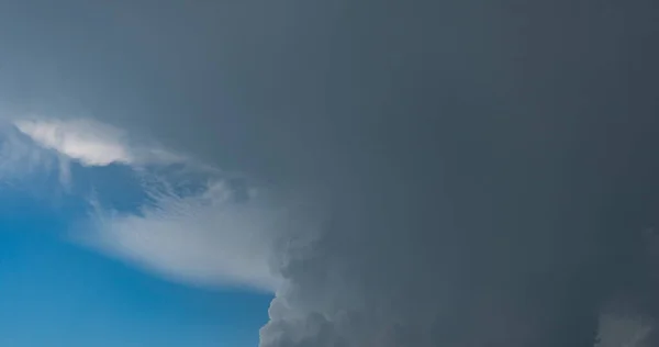 Zeitraffer Fliegender Wolken Natur Hintergrund Keine Vögel Kein Flackern — Stockfoto