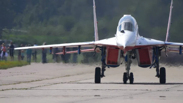 Moscú Rusia Zhukovsky Airfield Agosto 2019 Equipo Acrobático Vencía Mig —  Fotos de Stock