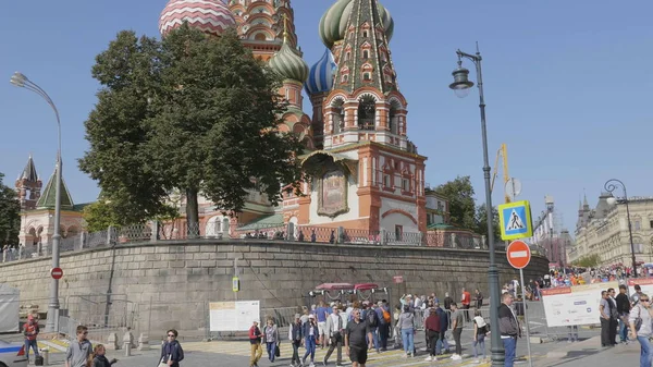 Moskou Juli Sint Basiliuskathedraal Jul 2019 Moskou Rusland — Stockfoto