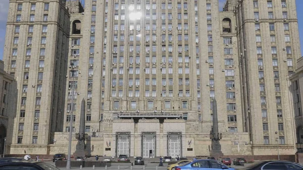 Moscow Rússia Julho 2019 Edifício Principal Ministério Das Relações Exteriores — Fotografia de Stock