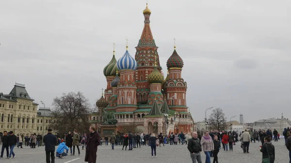Moskva Července 2019 Moskvě Rusko Katedrála Basila Vzkříšení — Stock fotografie