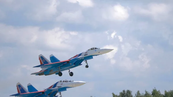 2014 Moscow Russia Zhukovsky Airfield August 2019 Aerobatic Teams Russian — 스톡 사진